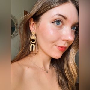 Handmade Clay Statement Earrings ✨